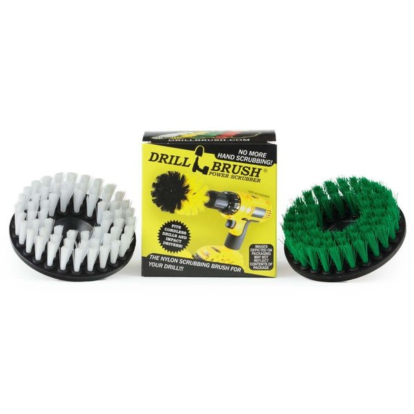 Drillbrush Drill Brush - Kitchen Tools - Grout Cleaner - Large Spin Brush Kit 5n-S-GW-H-DB